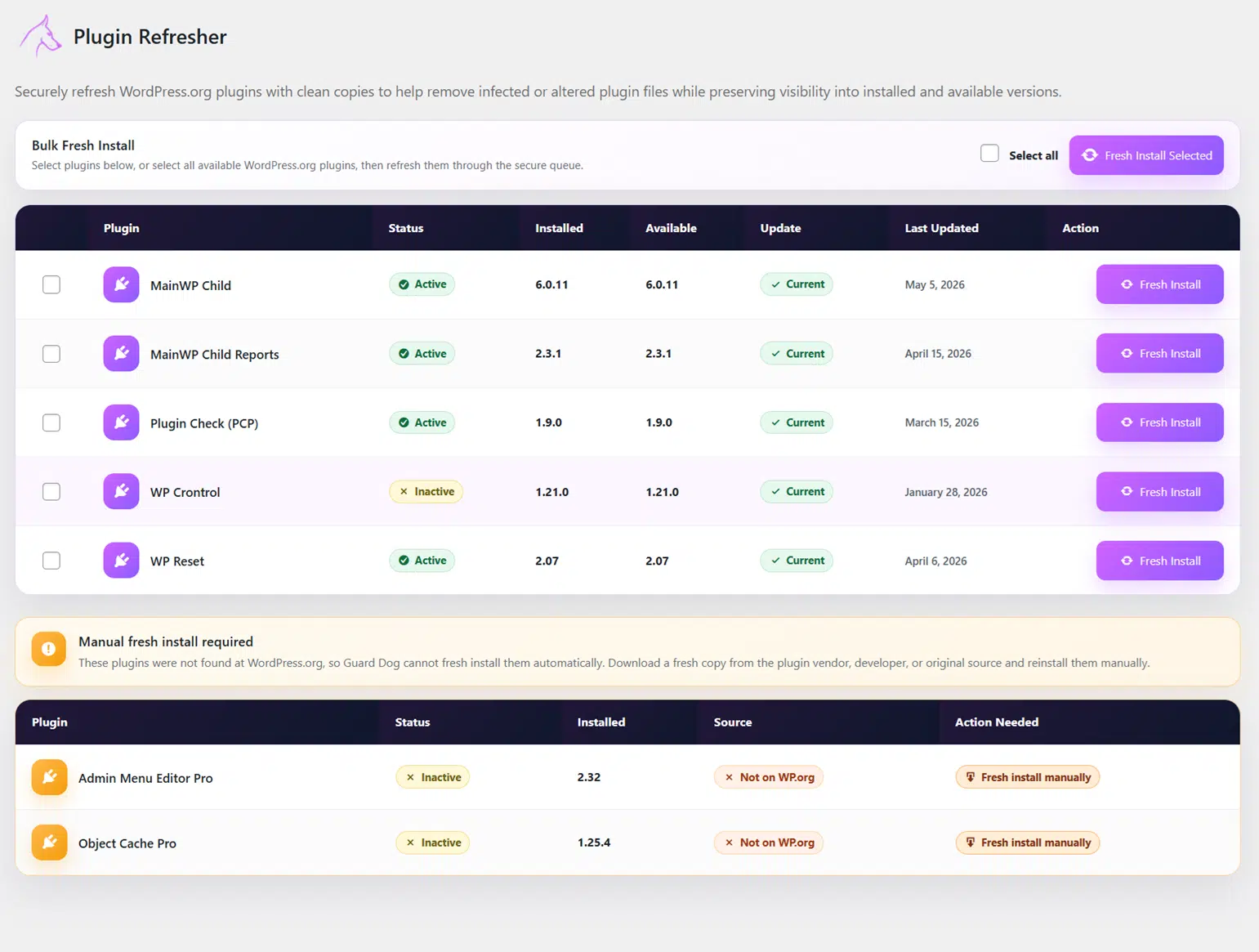 Guard Dog Security Plugin 28 screenshot 13