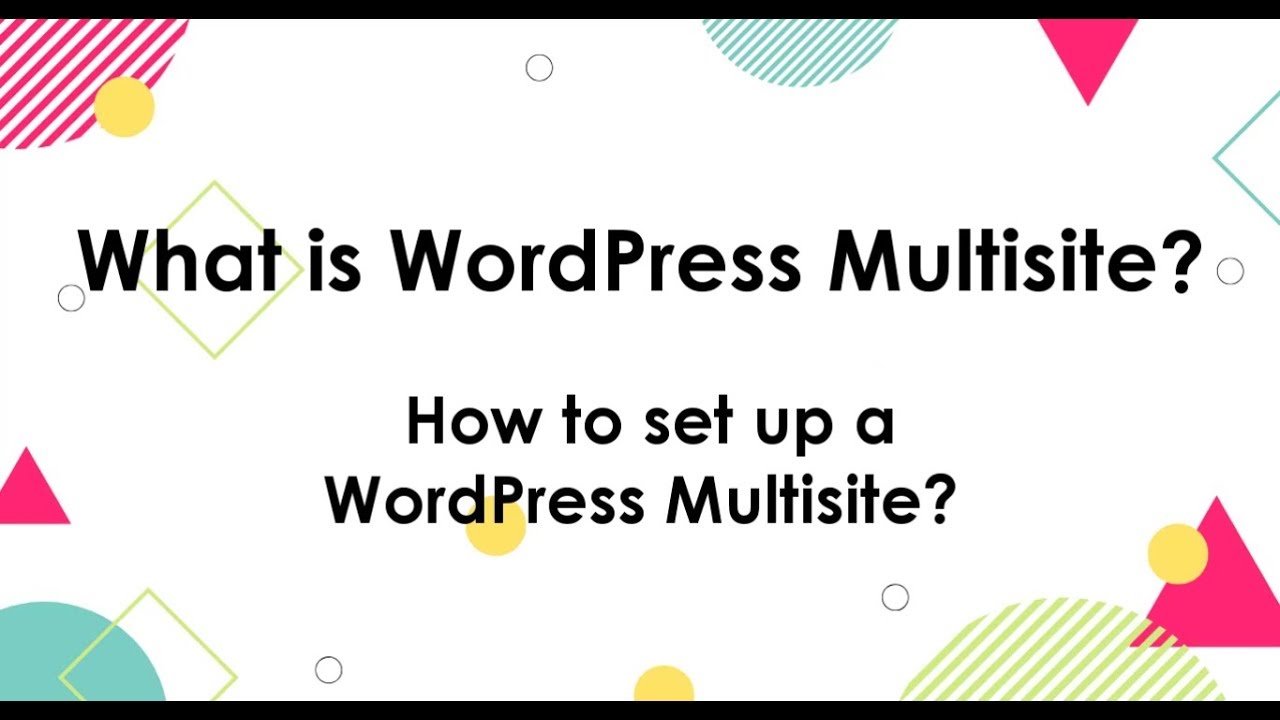 What is WordPress Multisite? How to set up a WordPress Multisite?
