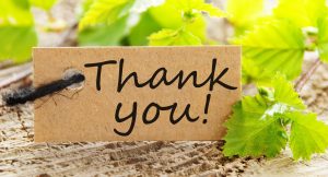 When was the last time you said THANK YOU