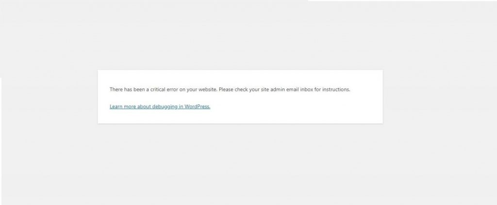 How To Fix The WordPress Error “there Has Been A Critical Error On Your Website”
