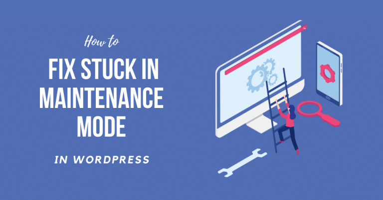 WordPress in Maintenance Mode