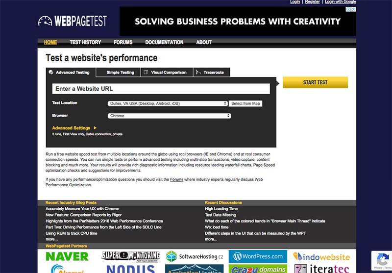 9 Free Website Speed Testing Tools 9 webpagetest