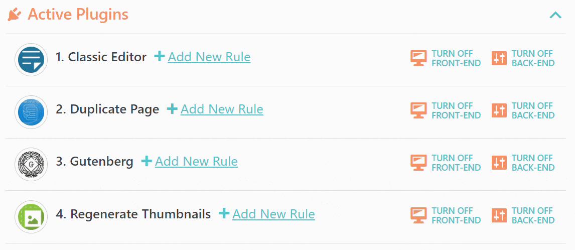 Selectively Load WordPress Plugins Quick Filter