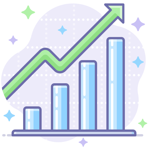 7719260 chart growth rise analytics sales icon