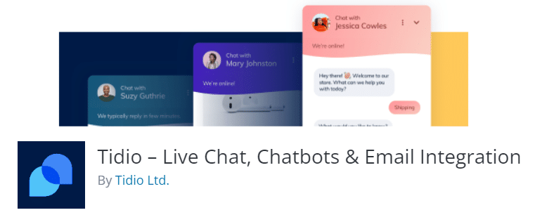 Tidio – Live Chat Chatbots Email Integration