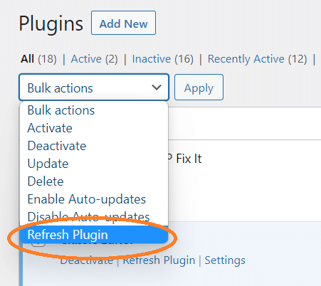 Force Reinstall WordPress Plugins