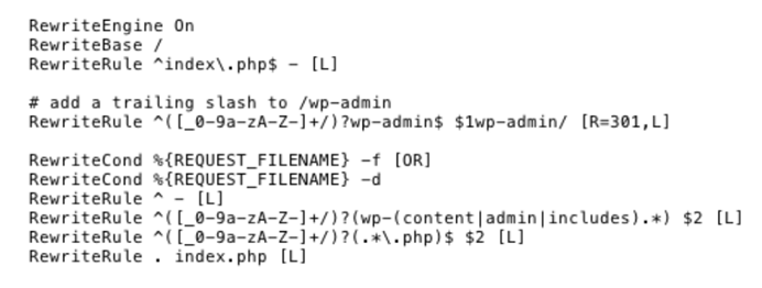 Remove htaccess WordPress Infection