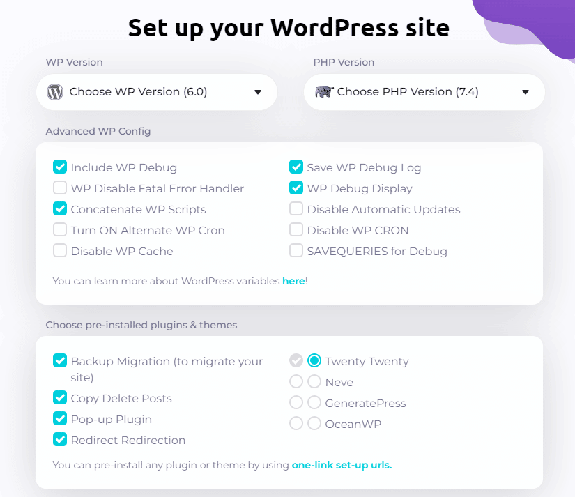 Setup a WordPress Site For Free