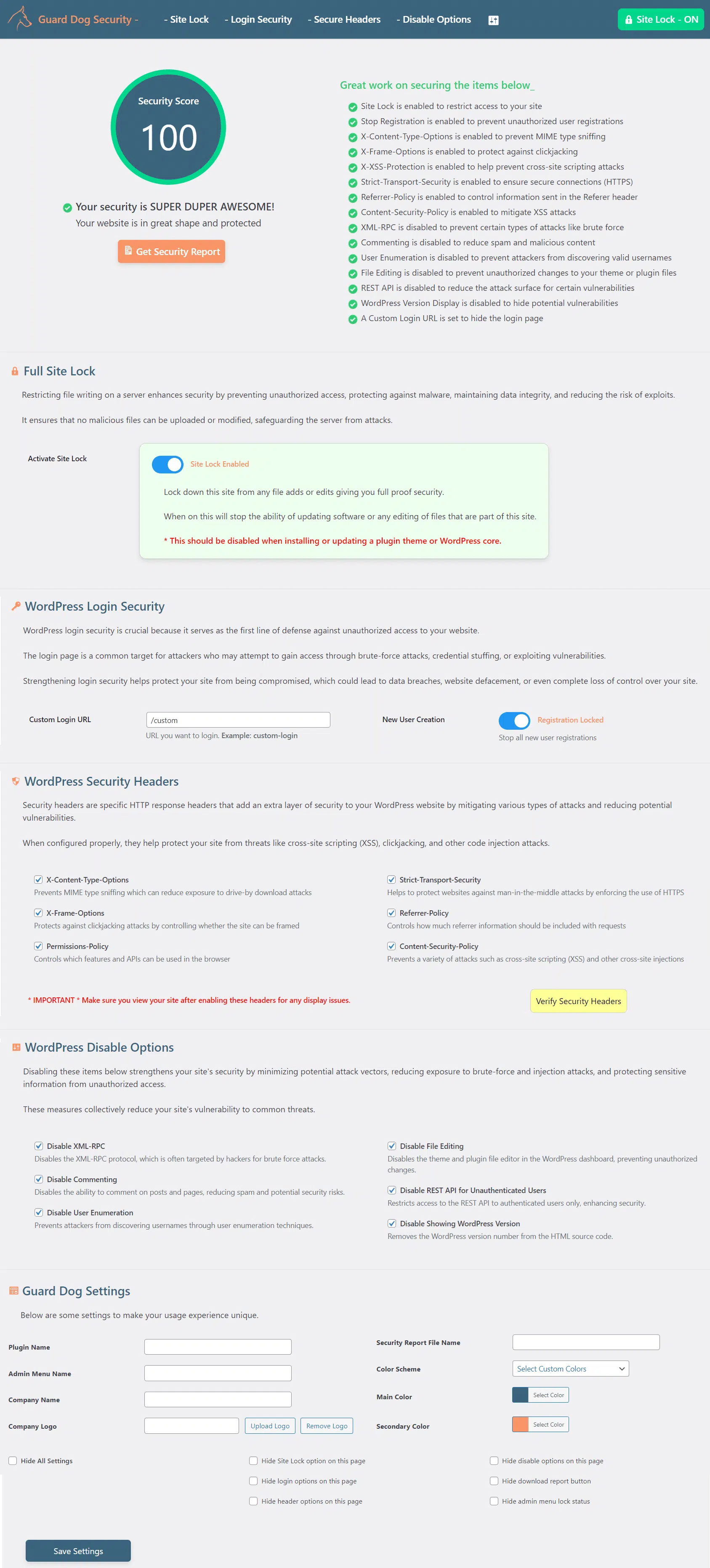 Guard Dog WordPress Security Service for 24/7 Website Protection