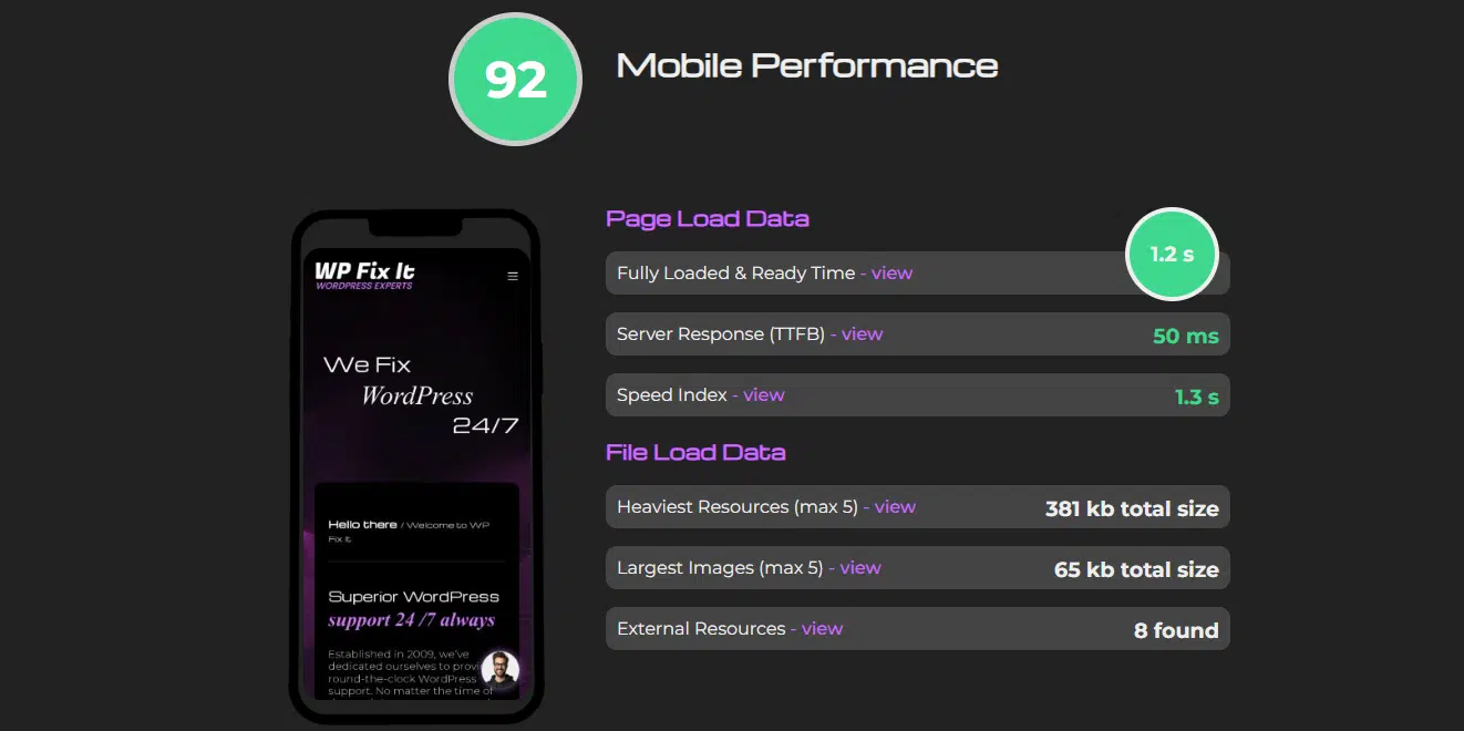 Mobile Score