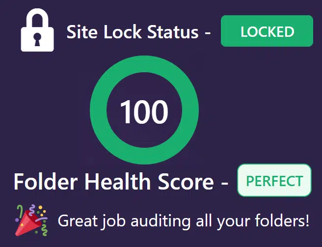 Folder Auditor Site Lock 1