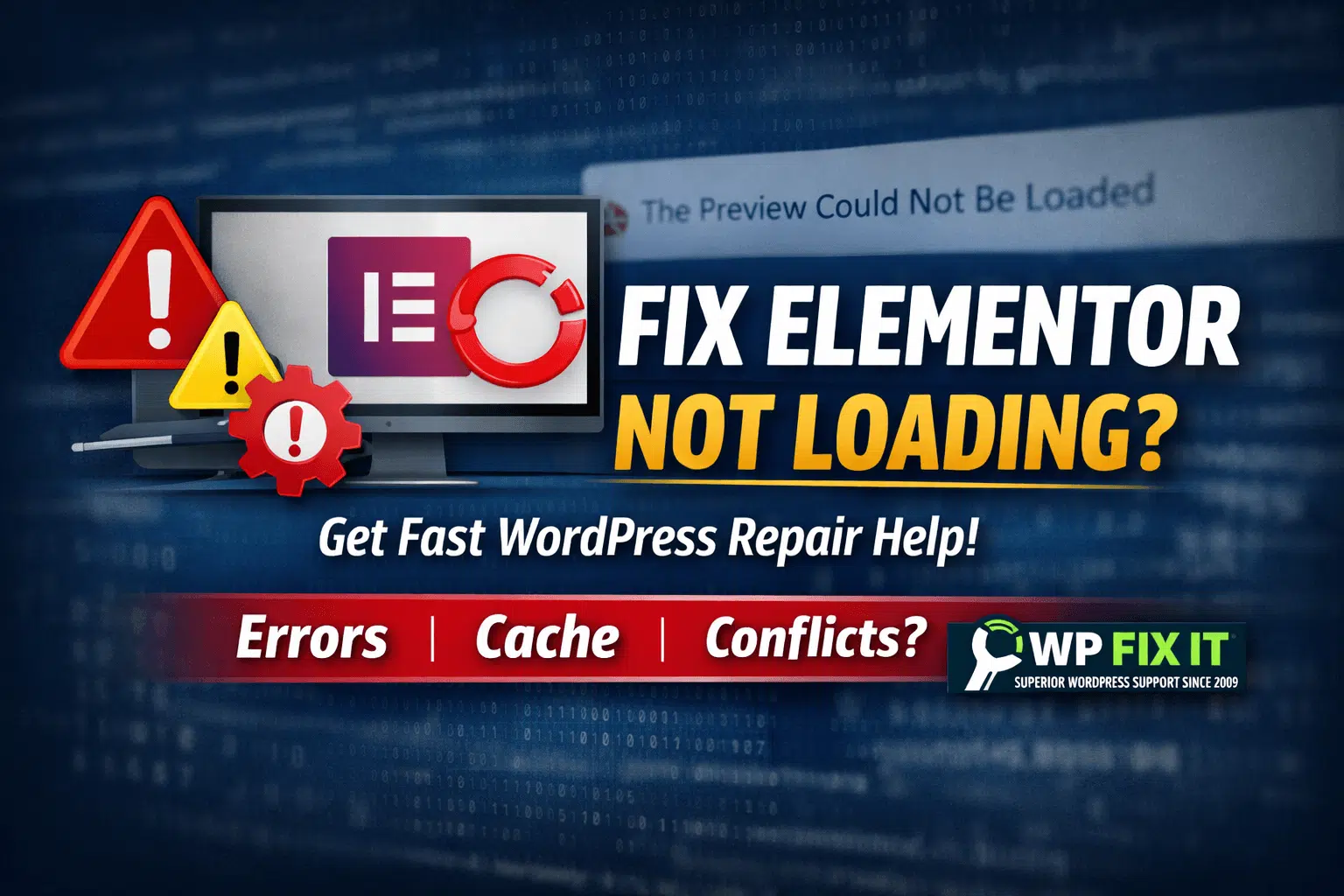Fix Elementor Not Loading
