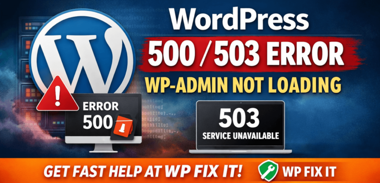 WordPress 500 Error