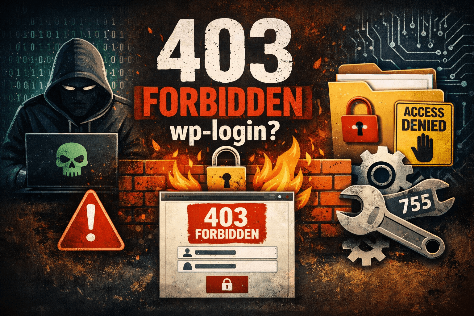 403 Forbidden on wp-login.php or /wp-admin: Hack vs Firewall vs Permissions