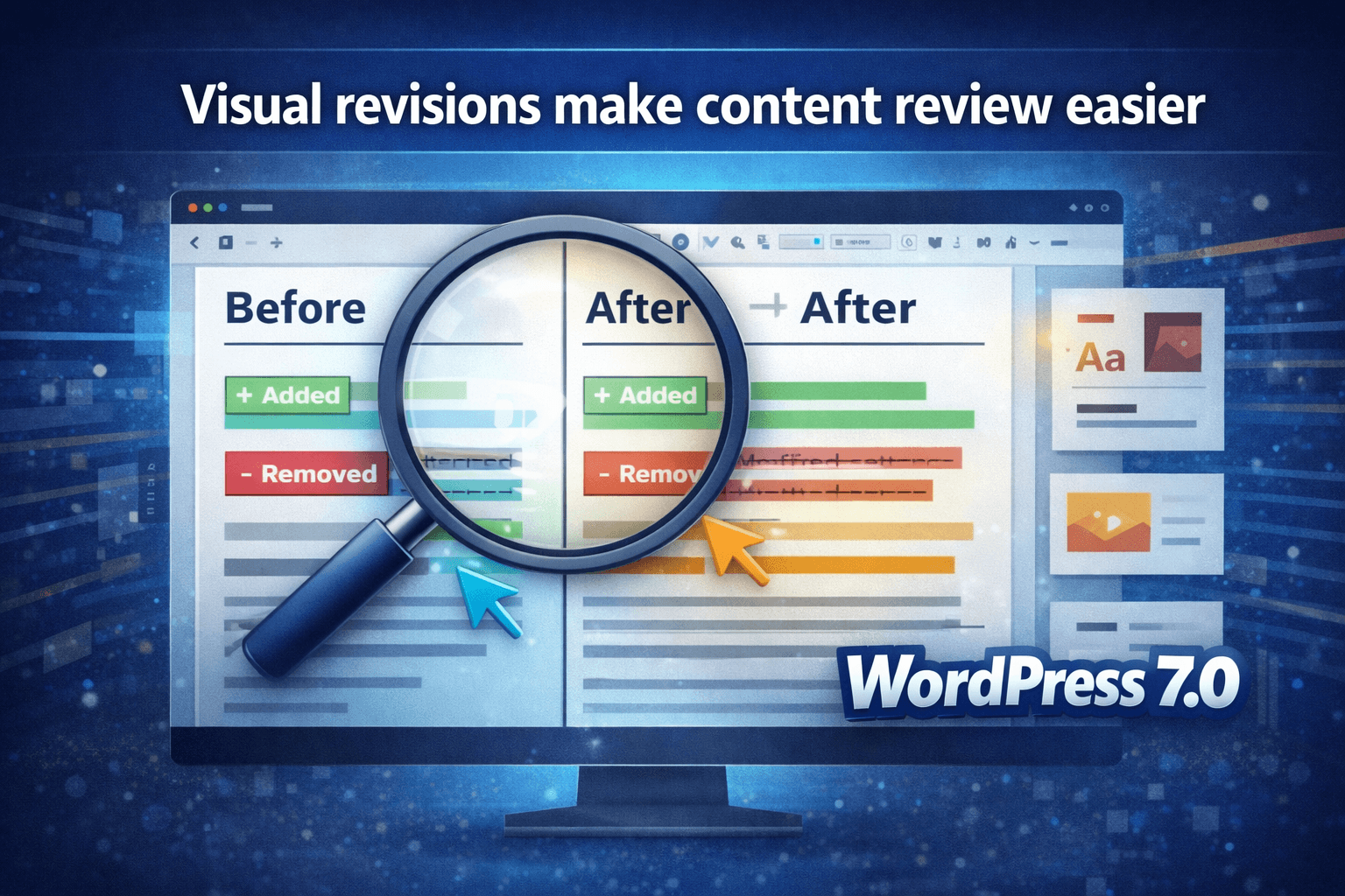 Visual revisions make content review easier 1