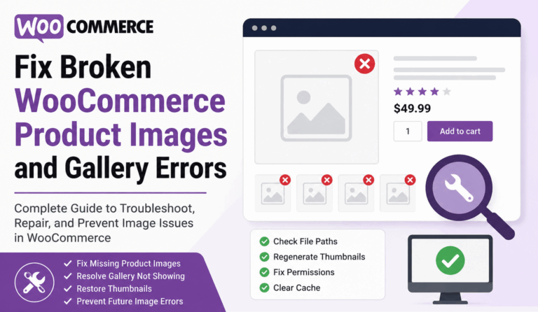 Fix Broken WooCommerce Product Images and Gallery Errors