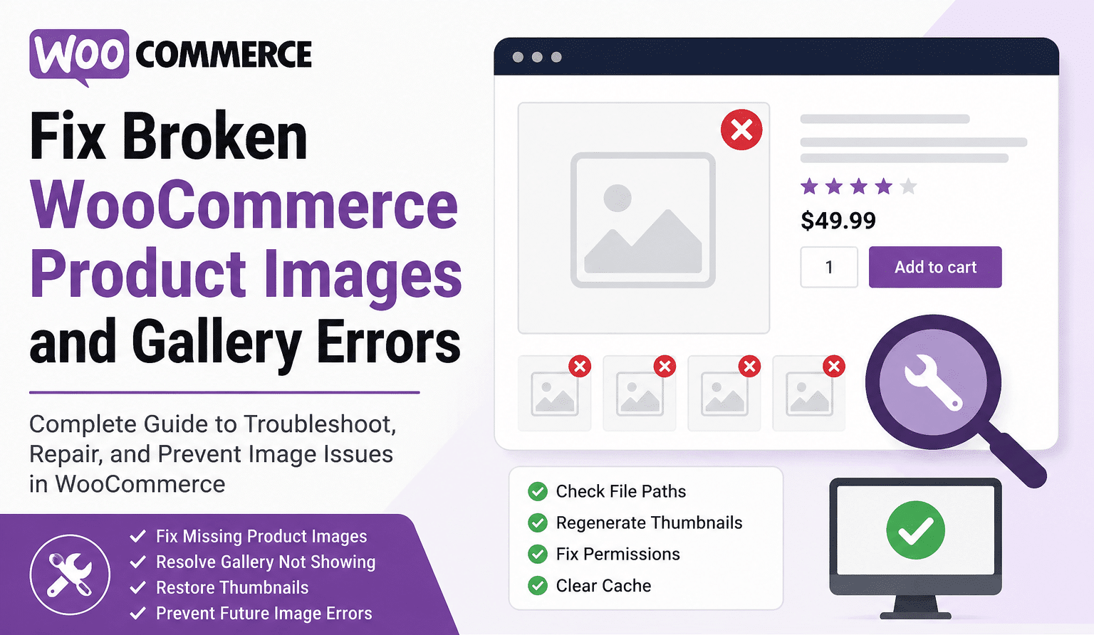 Fix Broken WooCommerce Product Images and Gallery Errors