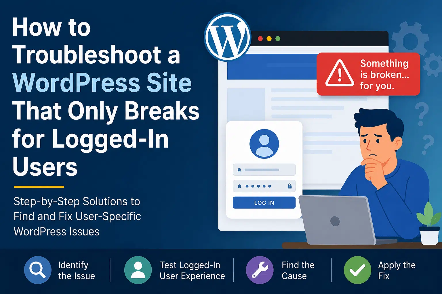 How to Troubleshoot a WordPress Site That Only Breaks for Logged In Users