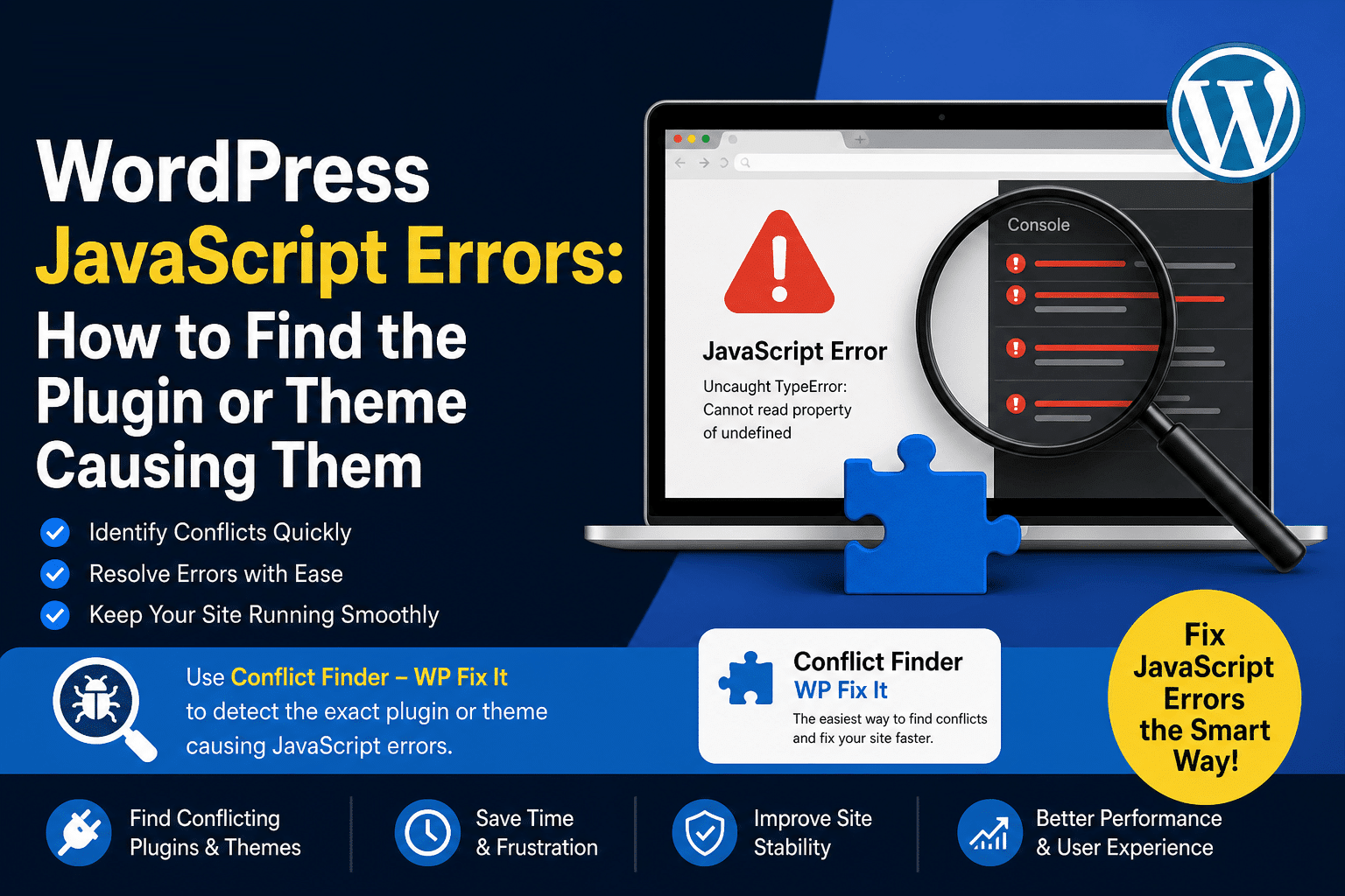 WordPress JavaScript Errors