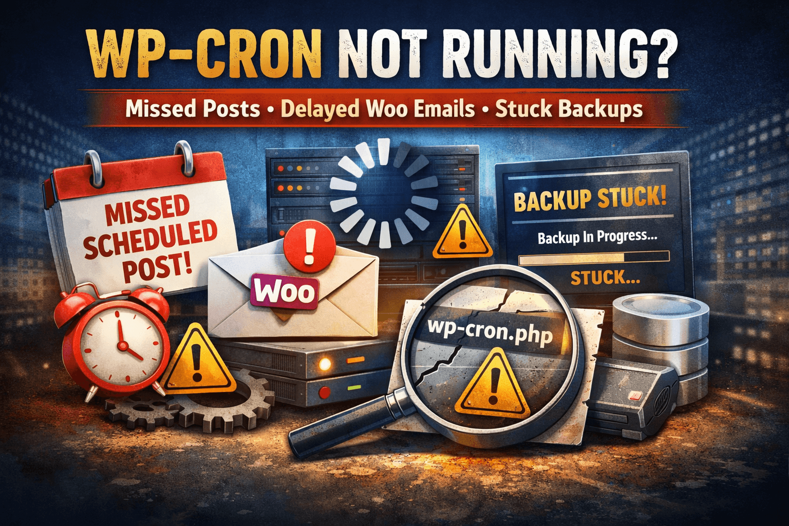 WP-Cron Not Running: Missed Scheduled Posts, Delayed Woo Emails, Stuck Backups