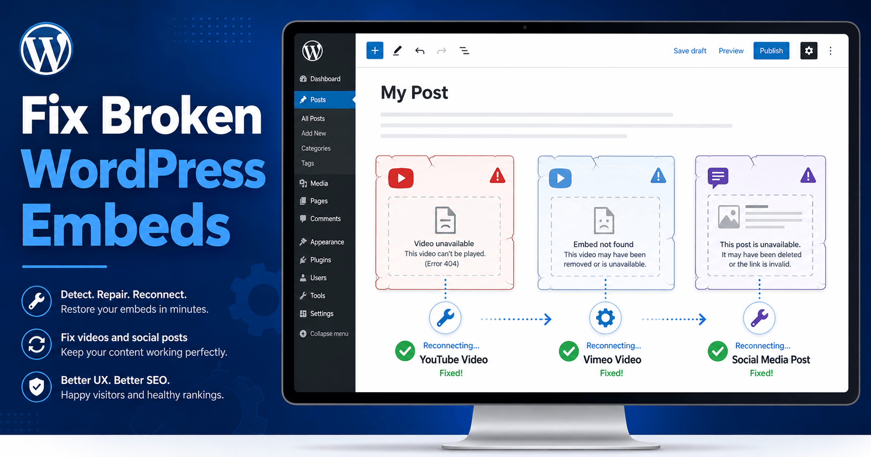 How to Fix Broken Embeds in WordPress