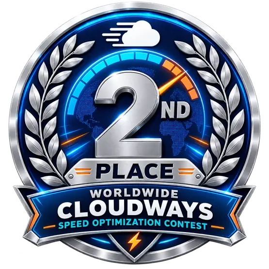 Cloudways Speed Optimization Contest accreditation