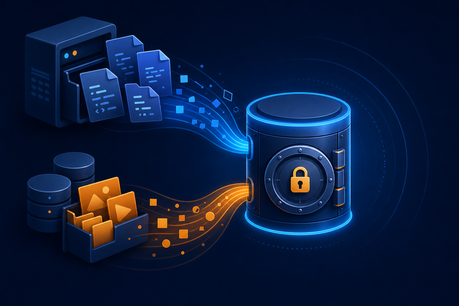 How to Preserve Installed WordPress Plugin Files for Safe Reinstallation 1 Plugin files, database, and media shown as separate backup components